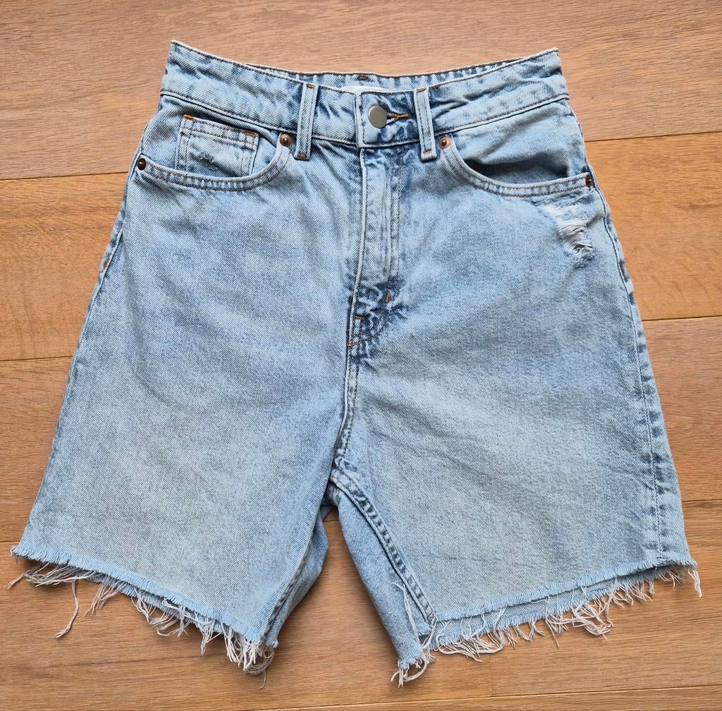Short H&M, maat 34, Kleding | Dames, Broeken en Pantalons, H&M, Kort, Blauw, Ophalen of Verzenden