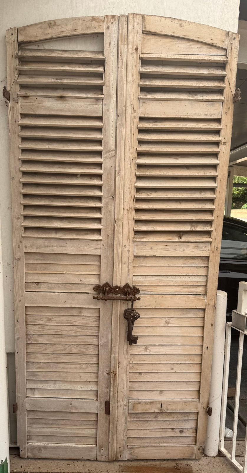 Portes de château anciennes H 225 x L 104 cm, Enlèvement, Utilisé