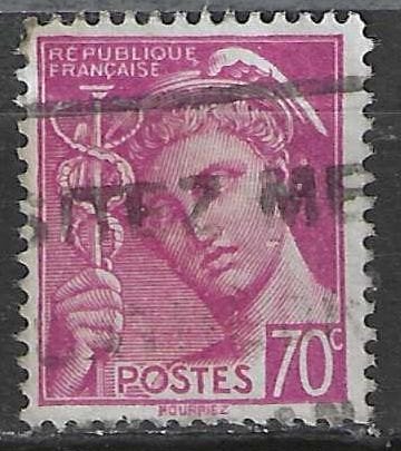 Frankrijk 1938/1941 - Yvert 416 - Type Mercure - 70 c. (ST), Verzenden, Gestempeld