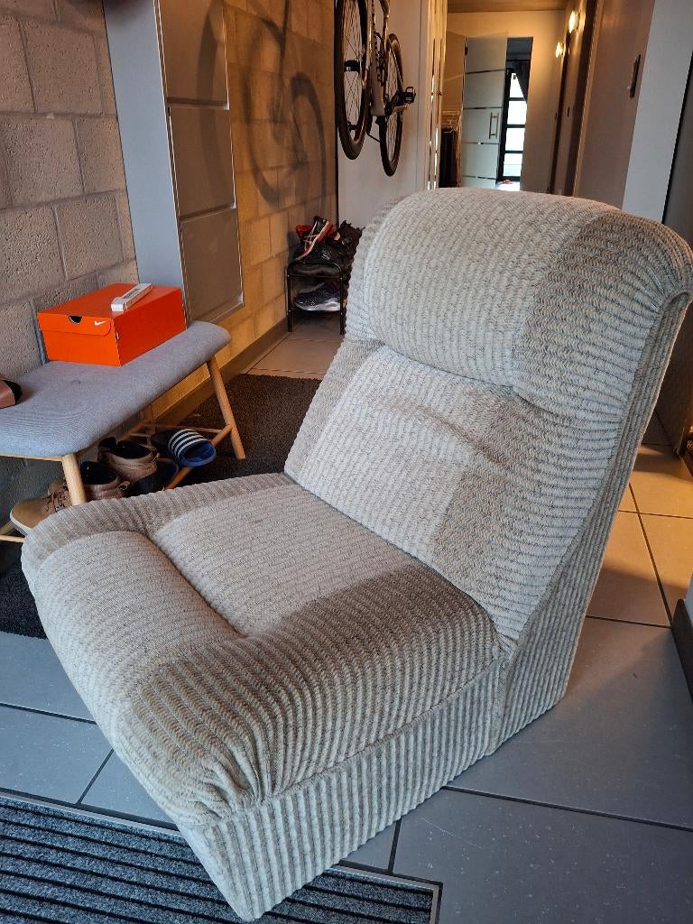 Retro 70´ies eenpersoonszetel, Huis en Inrichting, Fauteuils, Ophalen, Minder dan 75 cm, Retro- 70´ies, Zo goed als nieuw