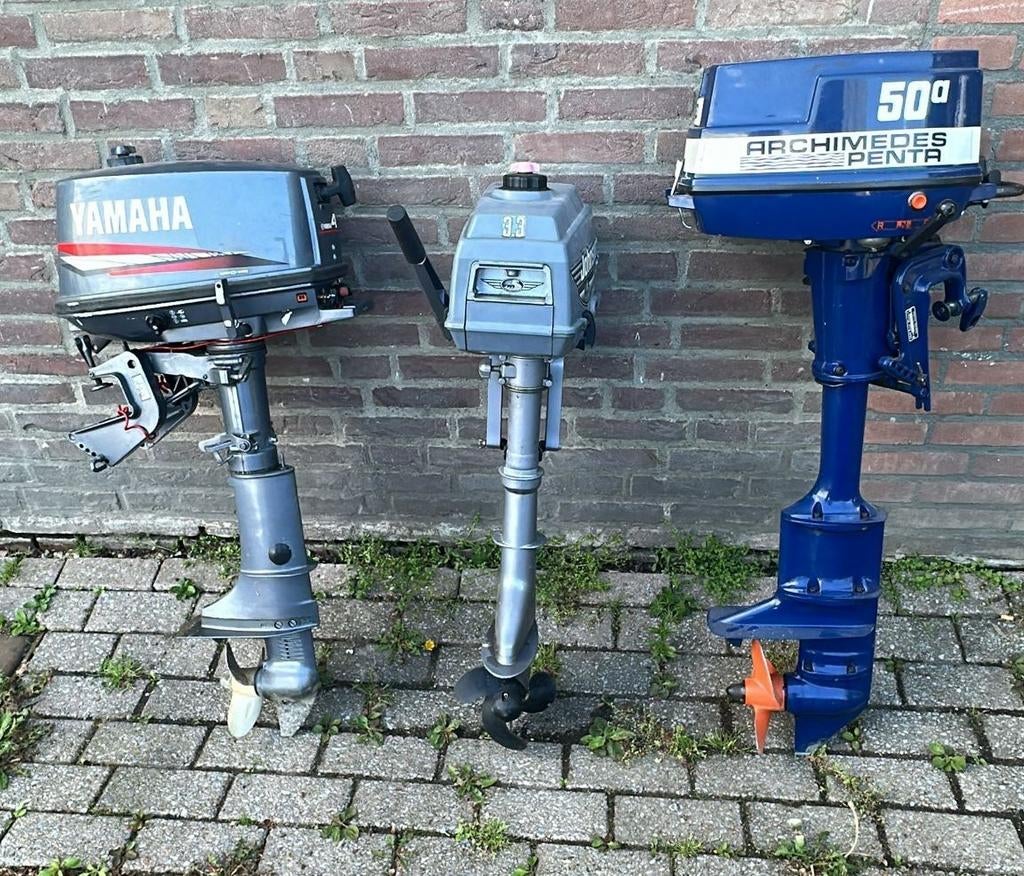Te koop 3 kortstaart motoren, Watersport en Boten, Ophalen, Benzine
