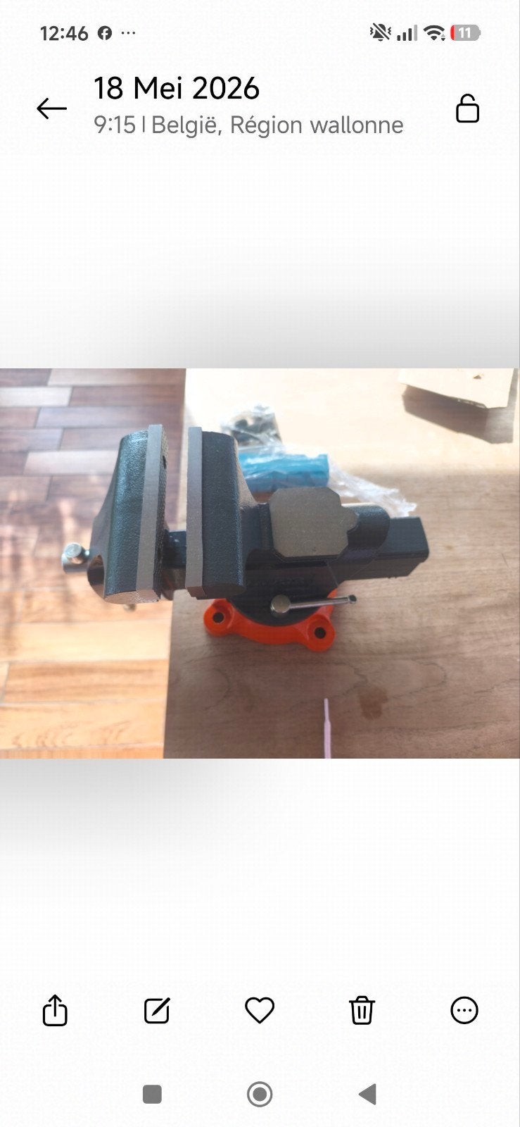 étau robuste, Bricolage & Construction, Enlèvement, Étau