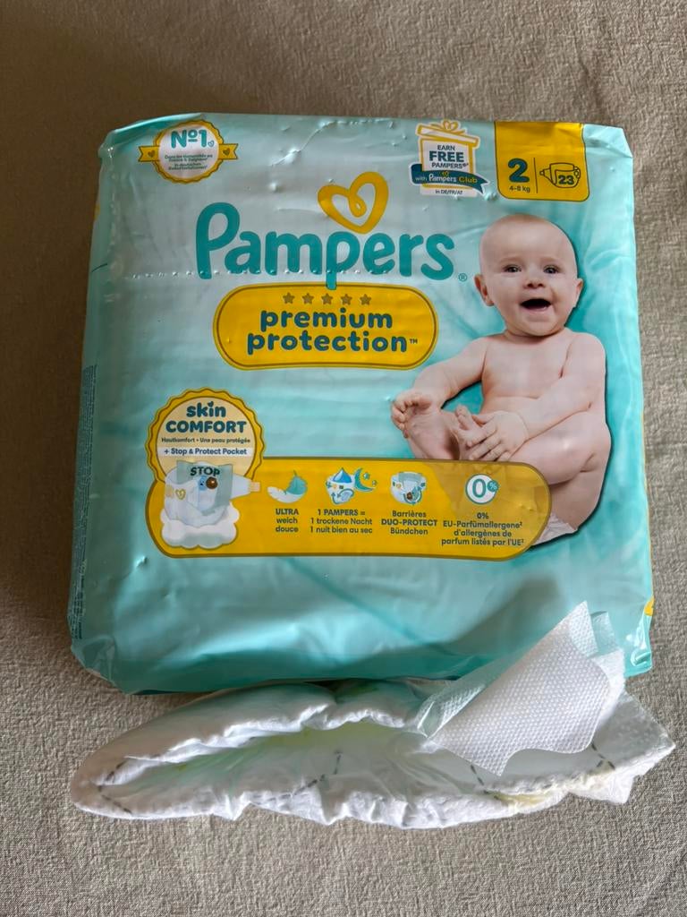 Pampers Premium Protection maat 2 nieuw pak, Kinderen en Baby's, Overige typen, Nieuw, Standaard, Ophalen