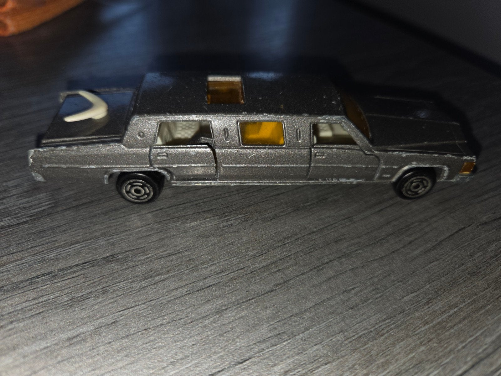 Vintage Majorette Cadillac Stretch Limousine (Model N 339), Ophalen of Verzenden, Zo goed als nieuw, Auto