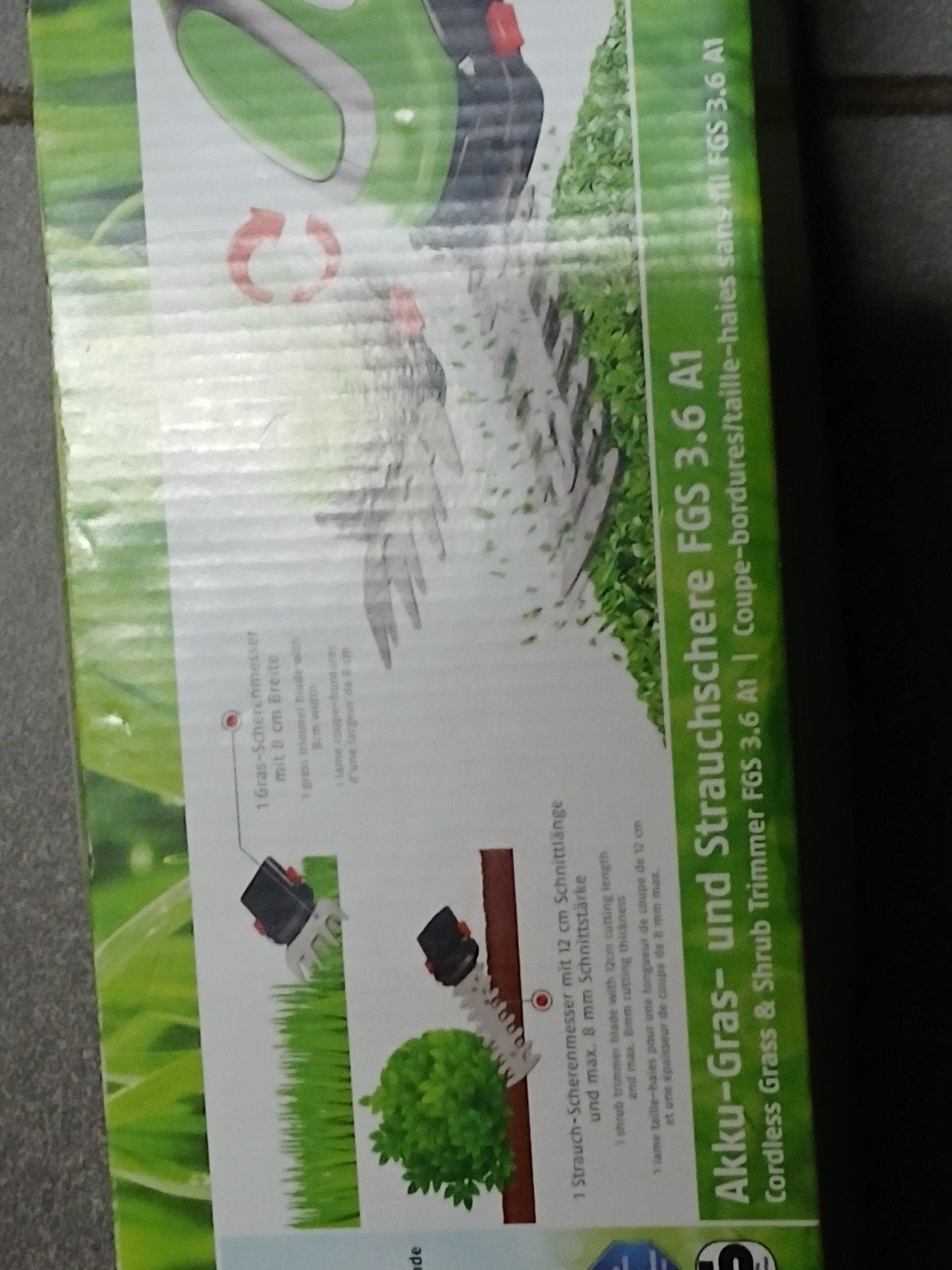 voor grasboorden en haagje, Jardin & Terrasse, Moins de 10 cm, Florabest, Comme neuf, Enlèvement