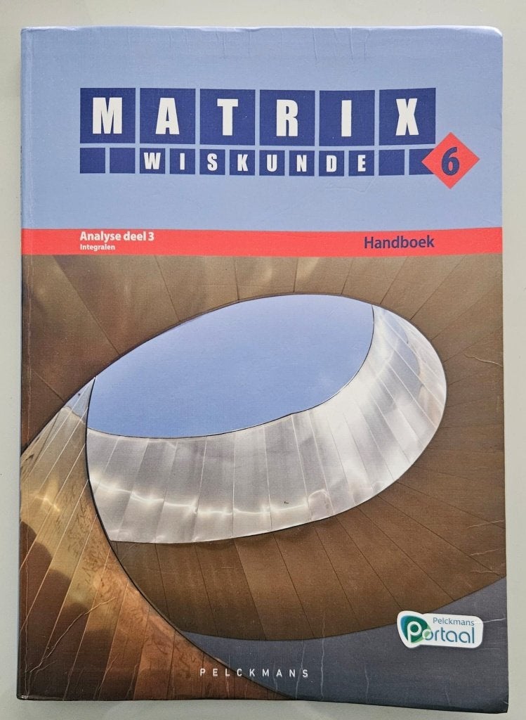Matrix Wiskunde 6 - Analyse Deel 3 - Integralen, Boeken, Schoolboeken, Ophalen, Gelezen, Wiskunde A