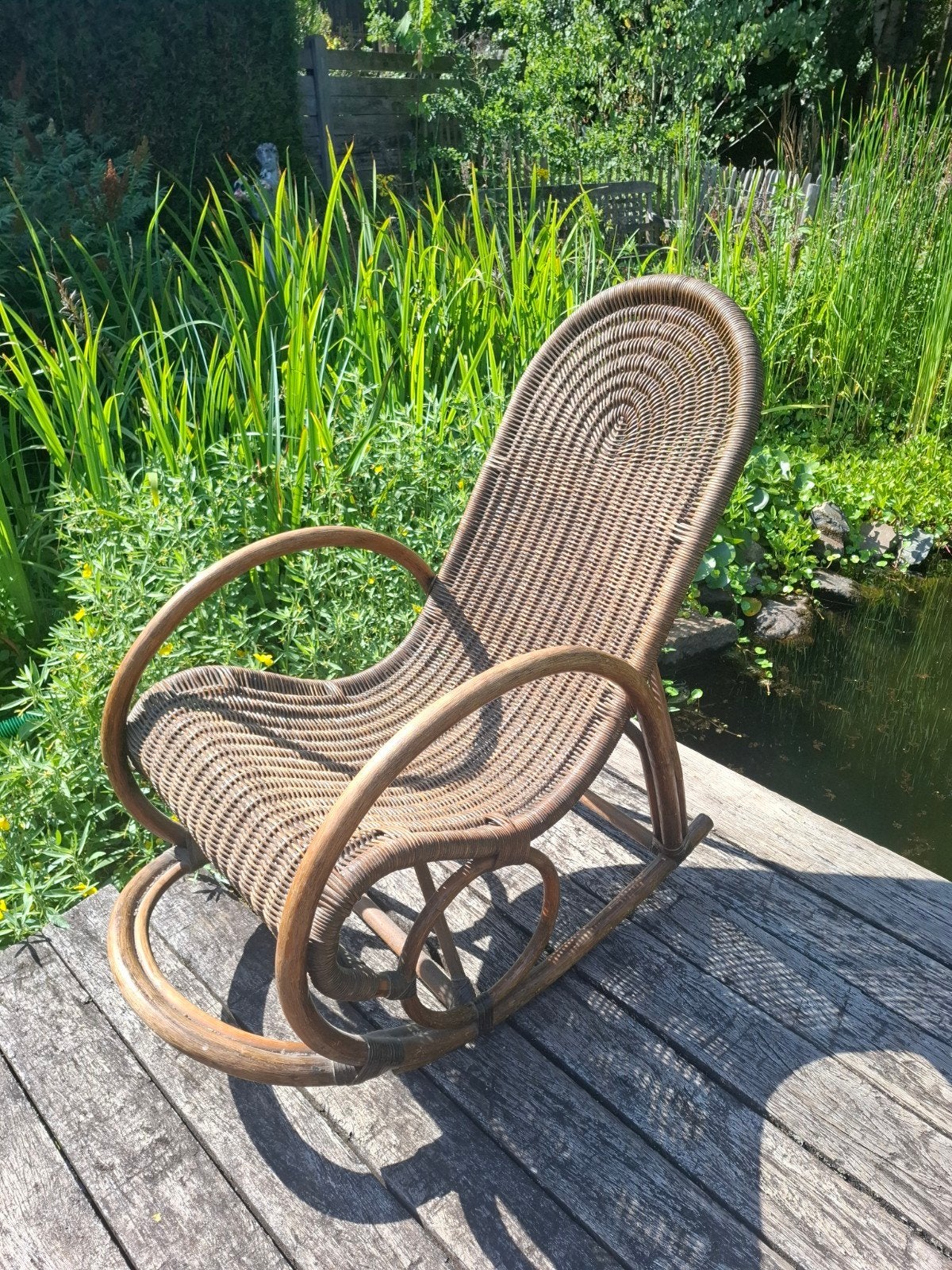 Vintage schommelstoel, Ophalen