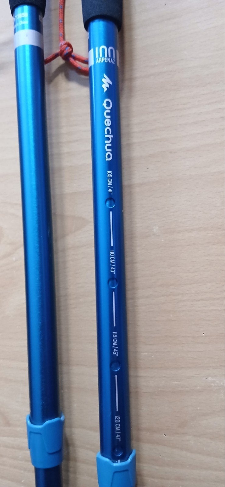 2 Wandelstokken Quechua, Ophalen of Verzenden, Gebruikt, Wandelstok
