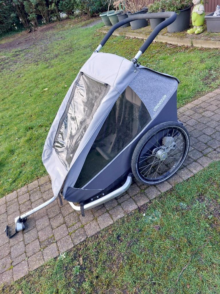Fietskar Croozer Keeke 2, Ophalen, Opvouwbaar, Croozer, Zo goed als nieuw