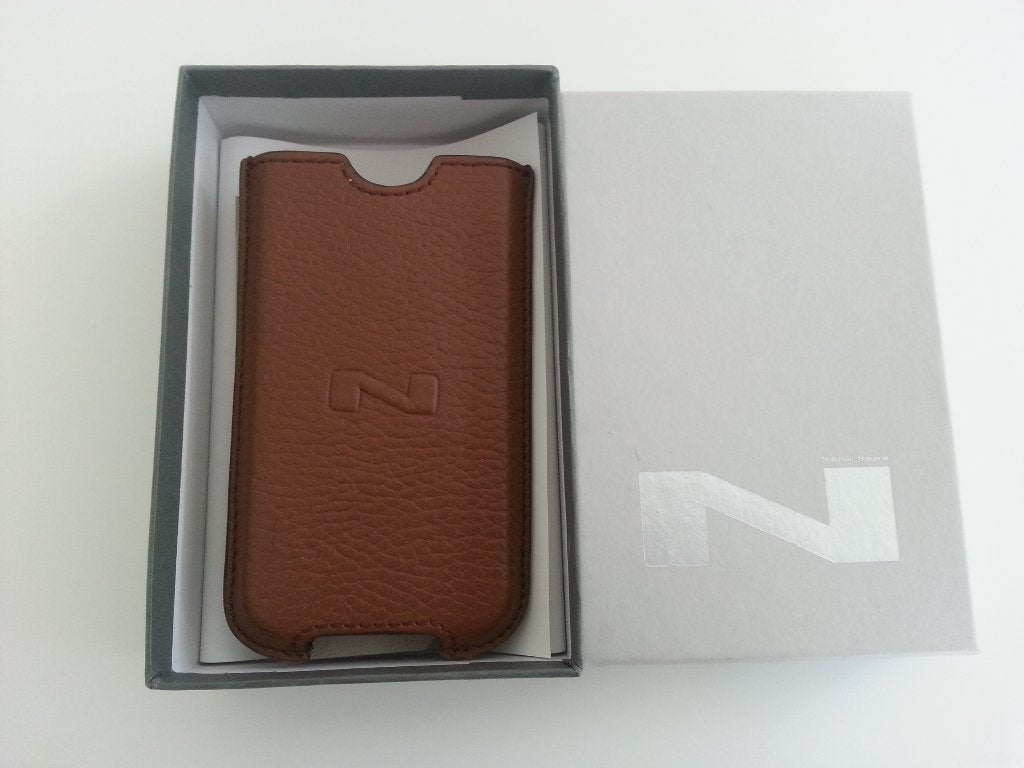 NIEUW camel lederen smartphone-houder, Ophalen of Verzenden, Nieuw, Hoesje of Tasje