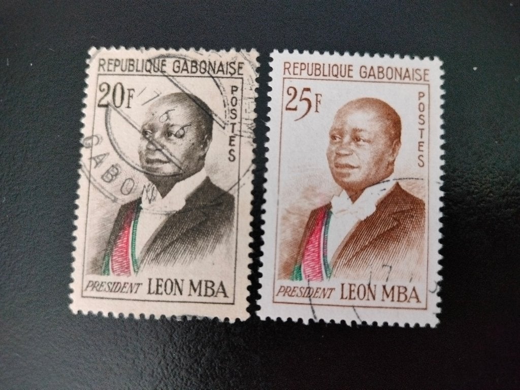 Gabon 1962 - President Mba, Verzenden, Overige landen, Gestempeld