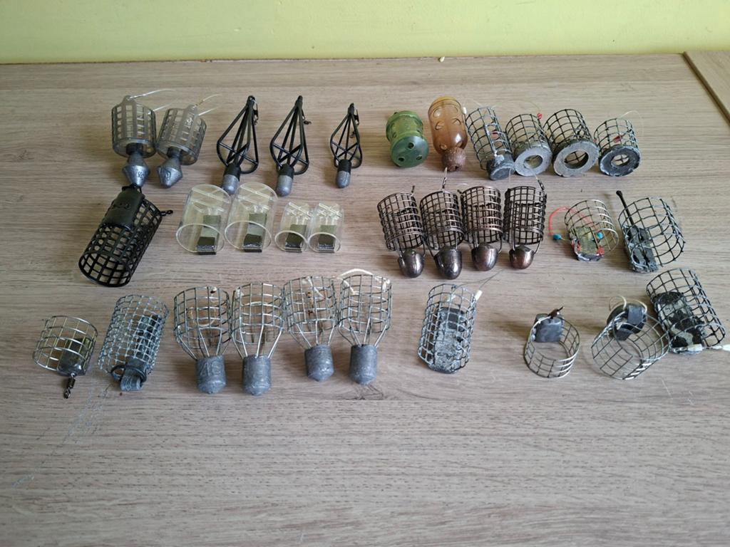 Assortiment voerkorven feeder, Watersport en Boten, Hengelsport | Witvissen, Ophalen of Verzenden, Gebruikt
