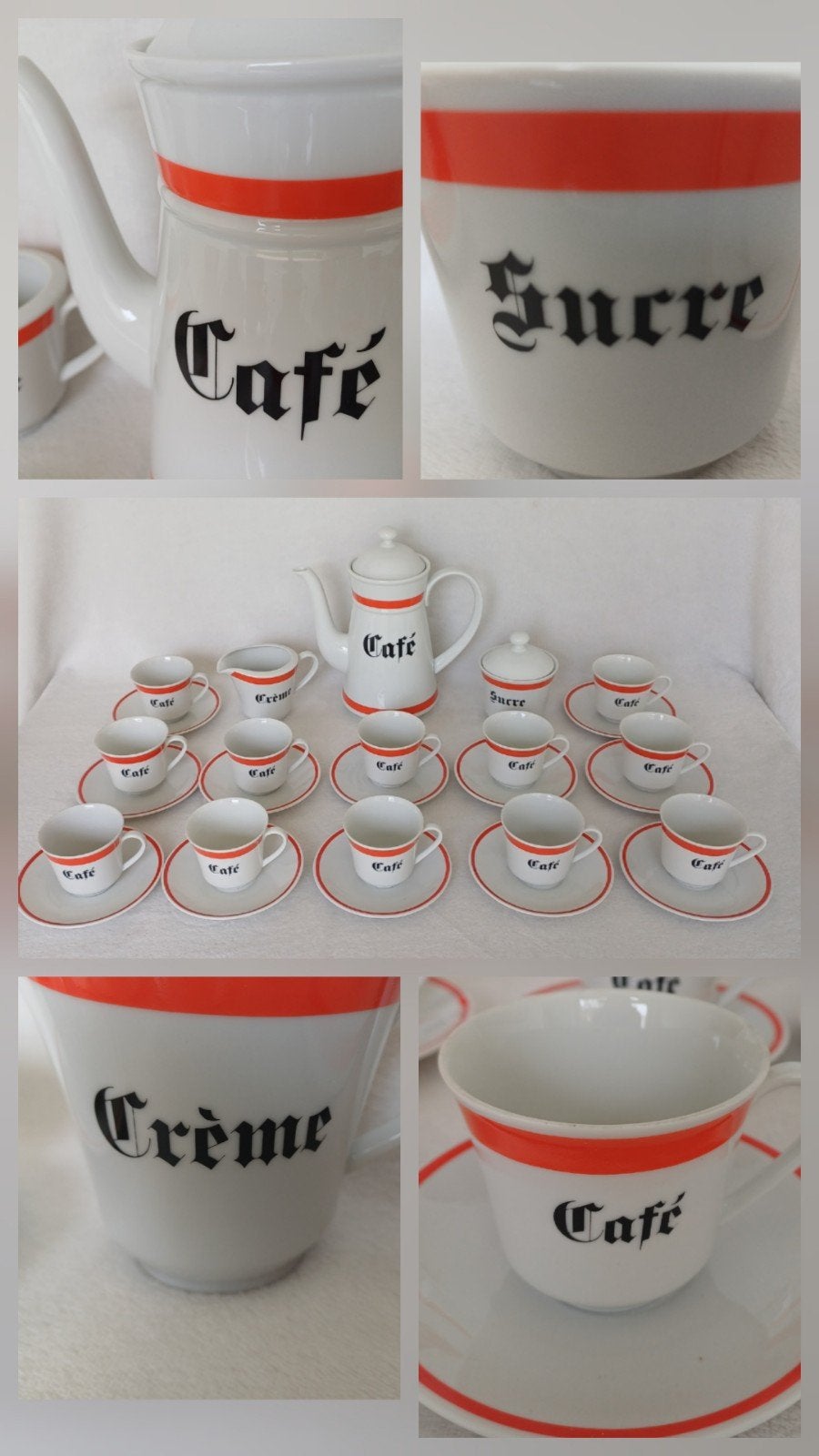 Parisian Bistro Style  Echte koffieservice voor Ann, Ophalen