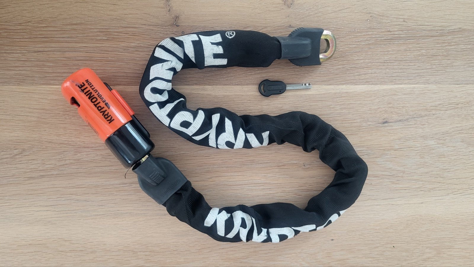 Verrou à chaîne Kryptonite Evolution ART 3, Enlèvement, Chaîne antivol