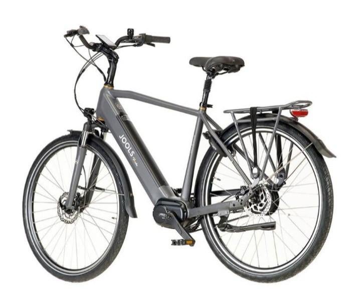 Jools fiets met riem, Enlèvement