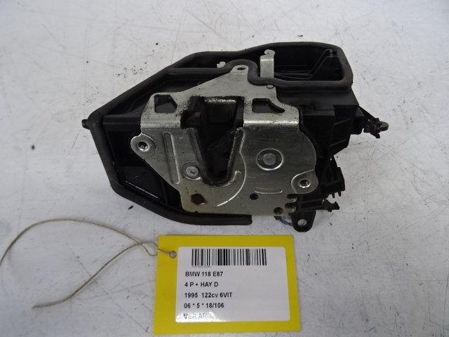 SERRURE DE PORTE ARRIÈRE GAUCHE BMW 1 serie (E87 / 87N), Utilisé, Arrière, BMW
