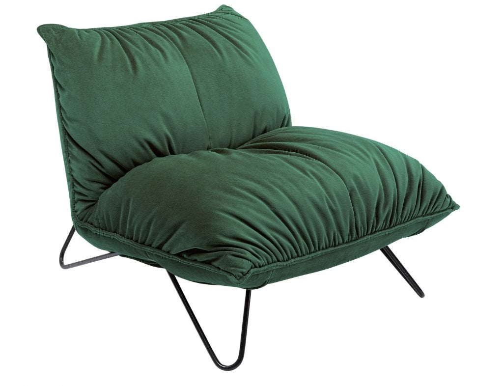 Porto Pino groene fauteuil/Porto Pino groene fauteuil, Ophalen, 75 tot 100 cm, Zo goed als nieuw, 75 tot 100 cm