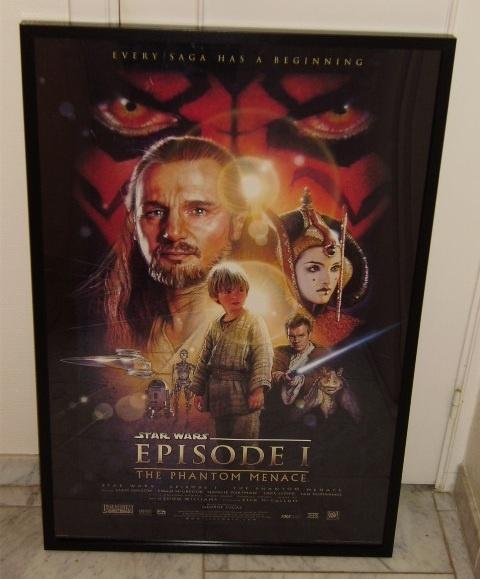 STAR WARS - EPISODE 1 - THE PHANTOM MENACE, Verzamelen, Ophalen, Rechthoekig Staand, Met lijst, Nieuw
