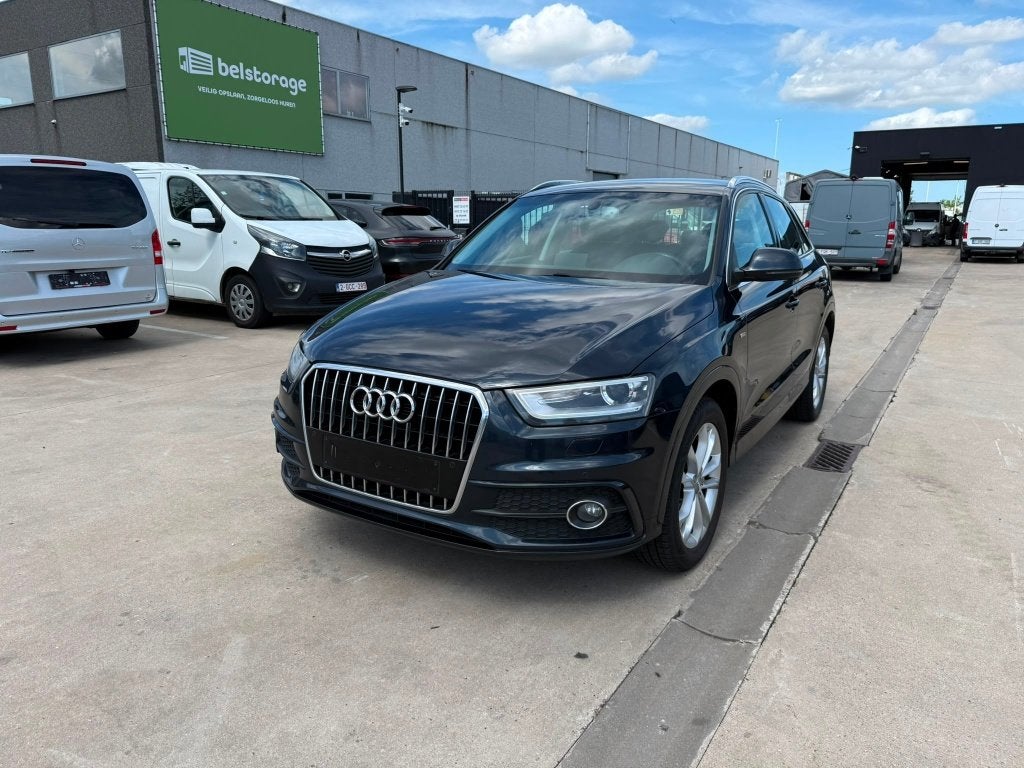 Audi Q3 S Line  (Stock ID 99902), Automaat, Zwart, Leder, Bedrijf