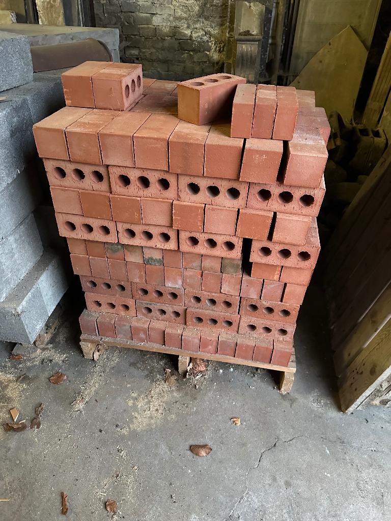Boerkes -Rupelblock metselsteen rood 90 en 65, Doe-het-zelf en Bouw, Metselstenen, Ophalen