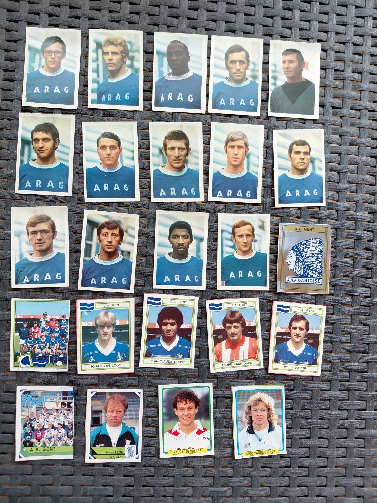Panini lot AA GENT, Enlèvement ou Envoi, Utilisé, Plusieurs images