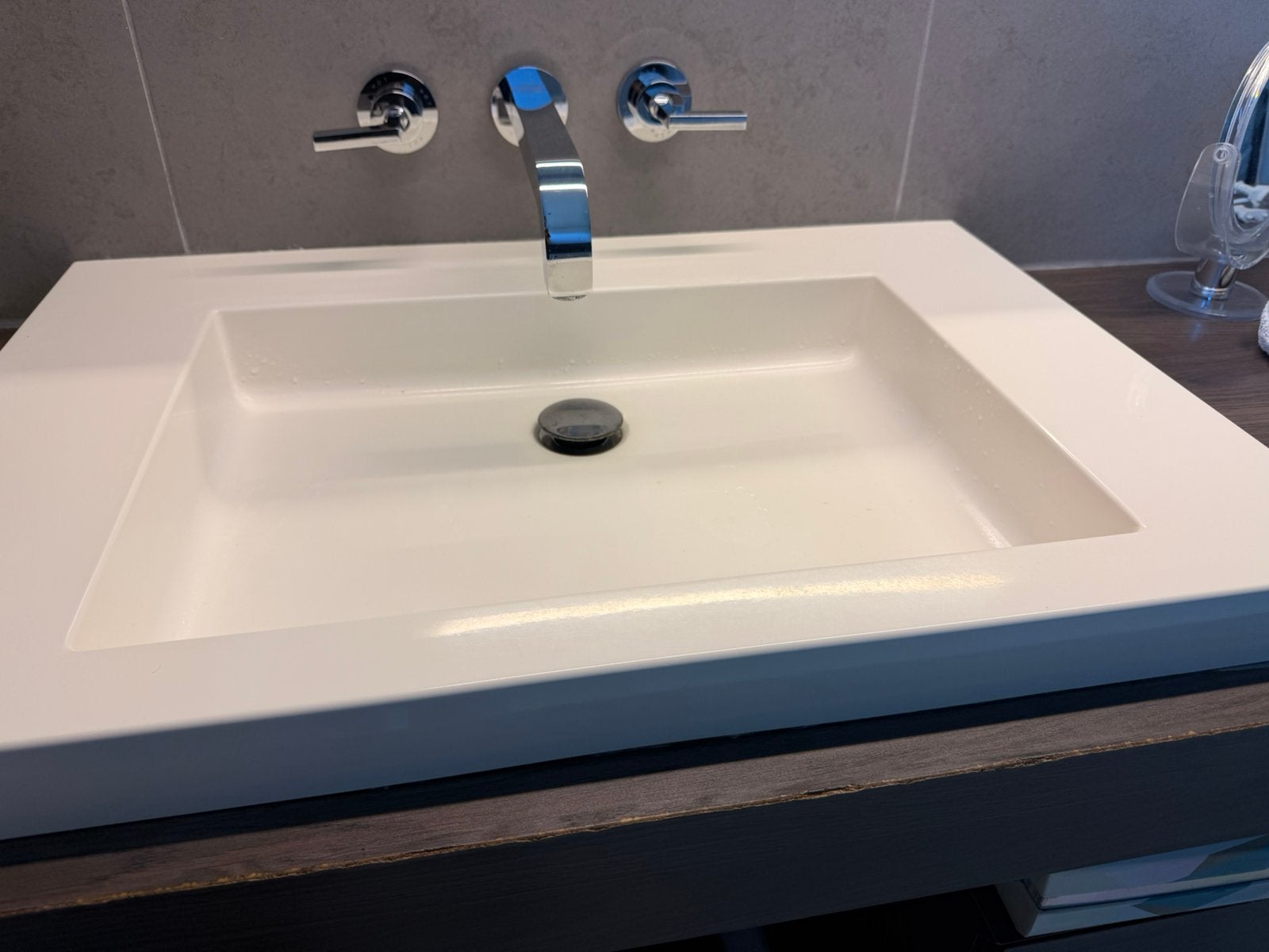 Detremmerie wastafel met axor hansgrohe citterio mengkraan, Ophalen, Zo goed als nieuw