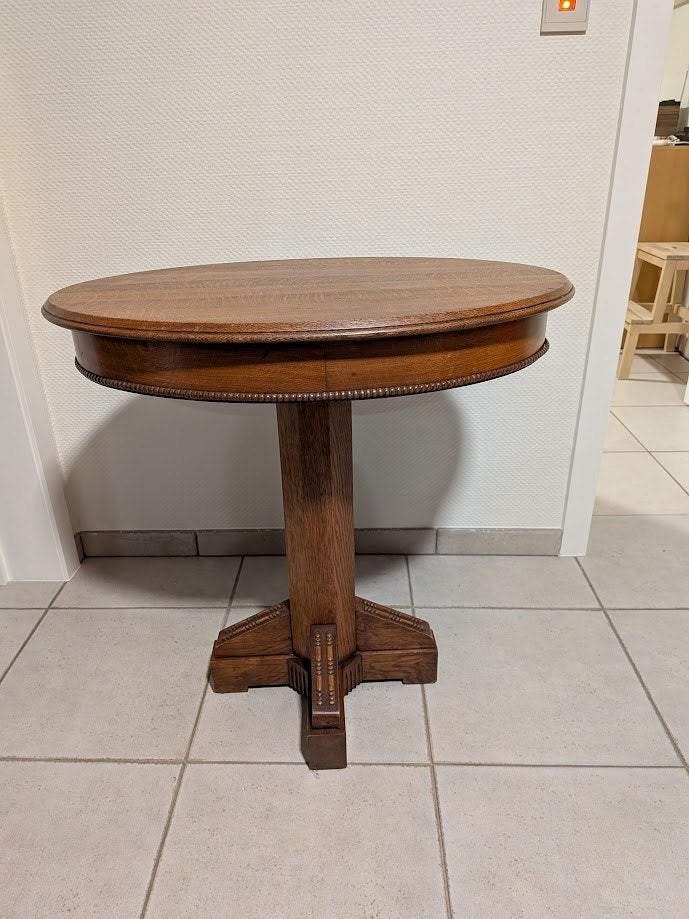 Antieke eiken tafel, Ophalen