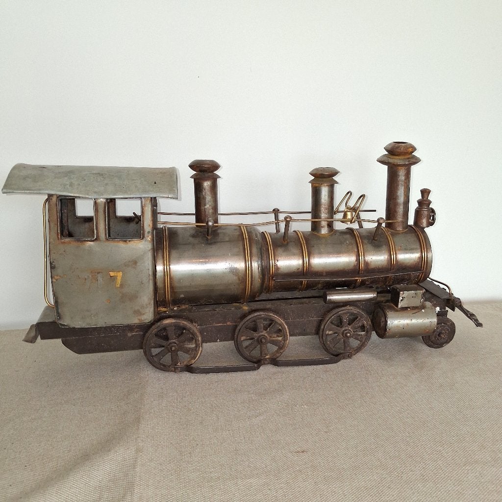 Grande locomotive miniature en métal, Enlèvement ou Envoi