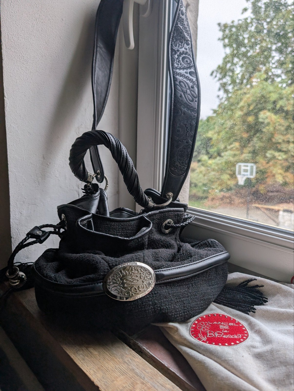 Sac Lancel Brigitte Bardot, Enlèvement ou Envoi, Comme neuf, Noir, Sac à main
