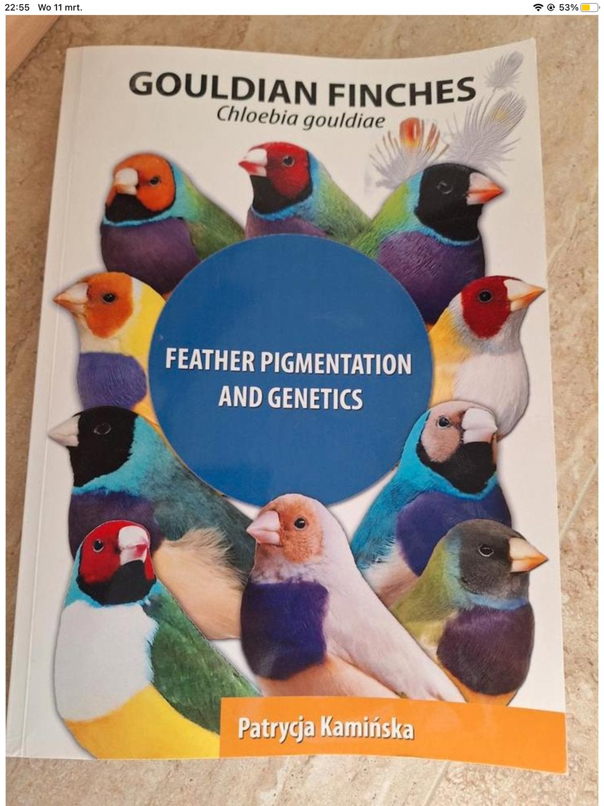Mooi boek over gouldamadines, Ophalen of Verzenden, Zo goed als nieuw