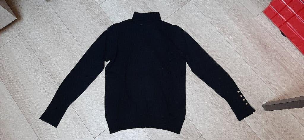 Zwarte coltrui ZARA maat S - 36, Ophalen, Zwart, Zo goed als nieuw, Maat 36 (S)