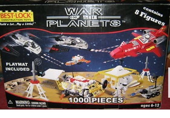 BESTE COLLECTIE SPEELGOED War of the Outer Planet 1000 stuks, Ophalen, Lego