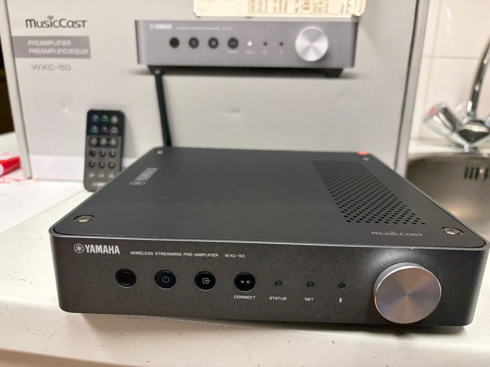 Yamaha WXC-50 steamer dac voorversterker, Ophalen of Verzenden, Zo goed als nieuw, USB 2