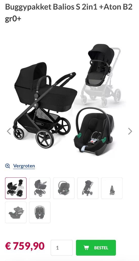 Cybex kinderwagen, Enlèvement, Neuf