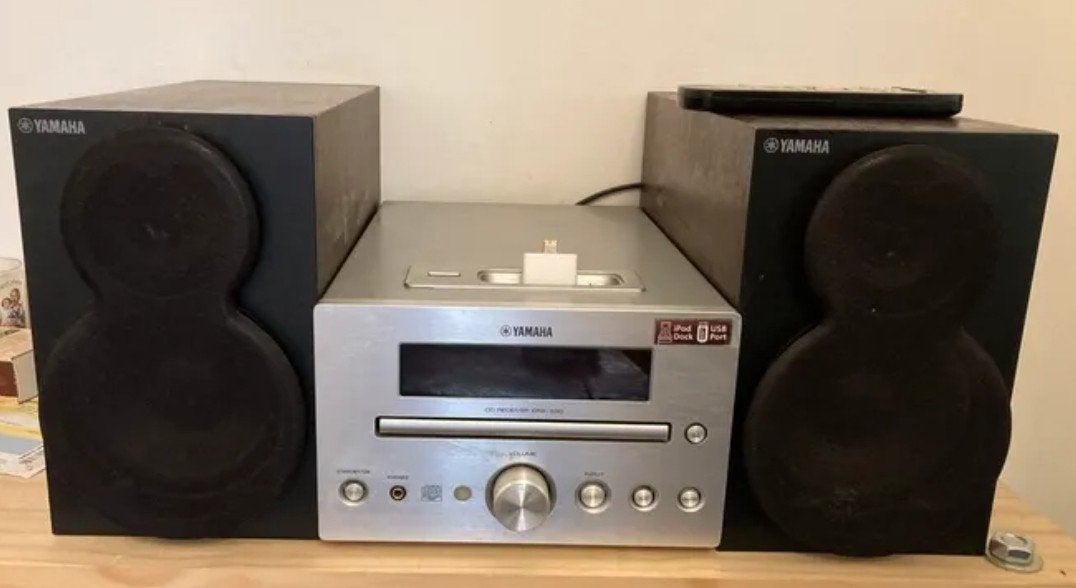 Micro chaine Hi-Fi Yamaha : usb/lecteur cd/FM/iphone/aux in, Autres marques, Micro chaîne, Enlèvement ou Envoi, Comme neuf