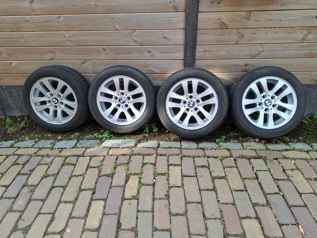 BMW E36 velgen met winterbanden 16 inch, Ophalen, Gebruikt, 16 inch, Banden en Velgen