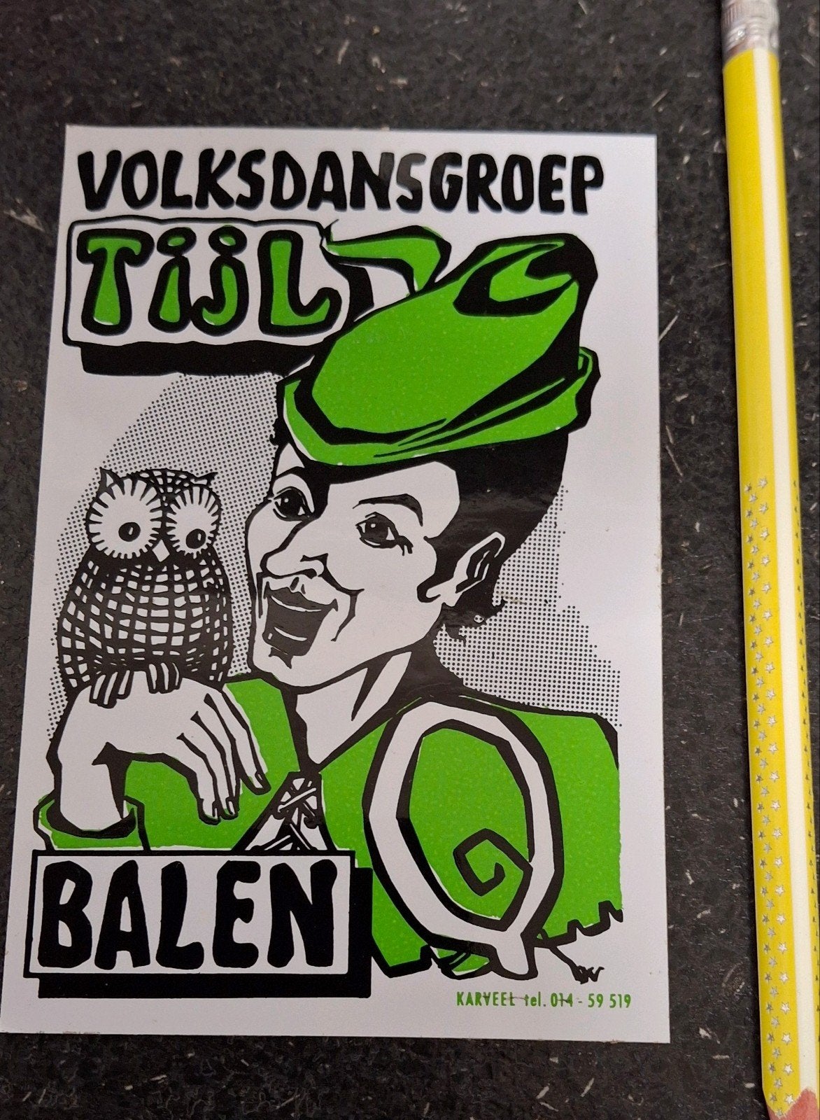 sticker Volksdansgroep Tijl Balen gemeente, Ophalen of Verzenden, Zo goed als nieuw, Sport