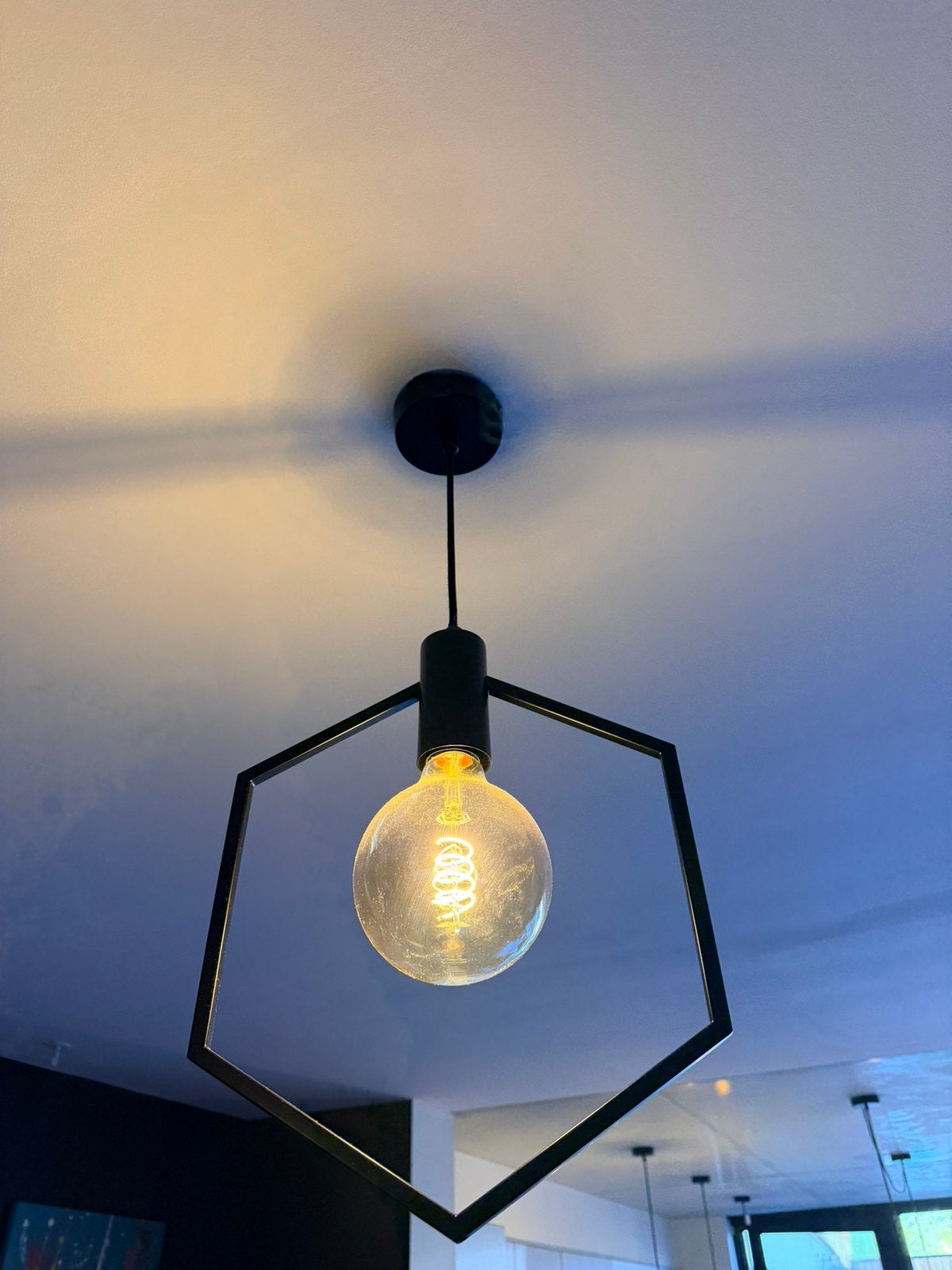 2 hanglampen, Ophalen, Overige fittingen, Zo goed als nieuw, Metaal