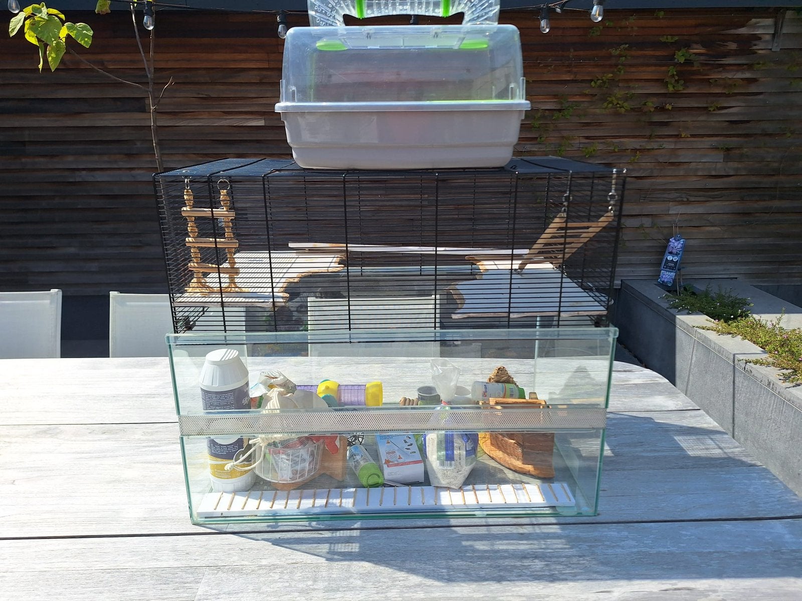 Hamster kooi/terrarium, Ophalen, Zo goed als nieuw, Kooi, Hamster