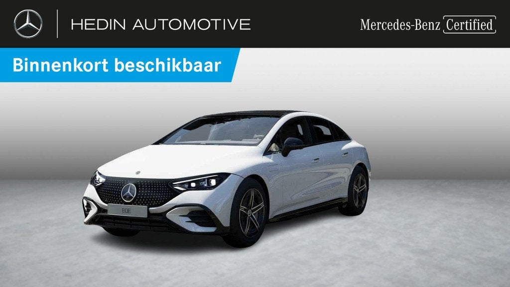 Mercedes-Benz EQE-Klasse 350 4MATIC Berline AMG Line Night P, Automaat, Wit, 96 kWh, Automatische klimaatregeling