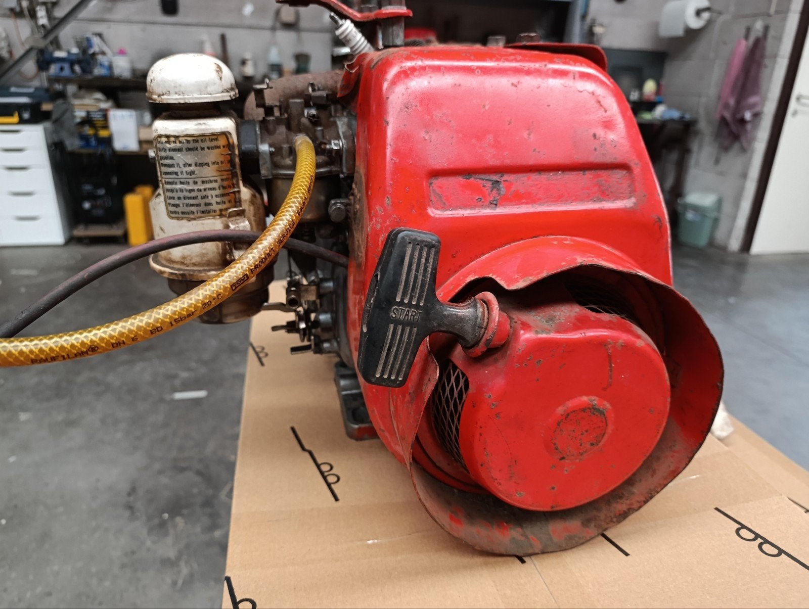 Motor motoculteur Mametora, Enlèvement, Utilisé, Moteur à essence, 1800 tpm ou plus