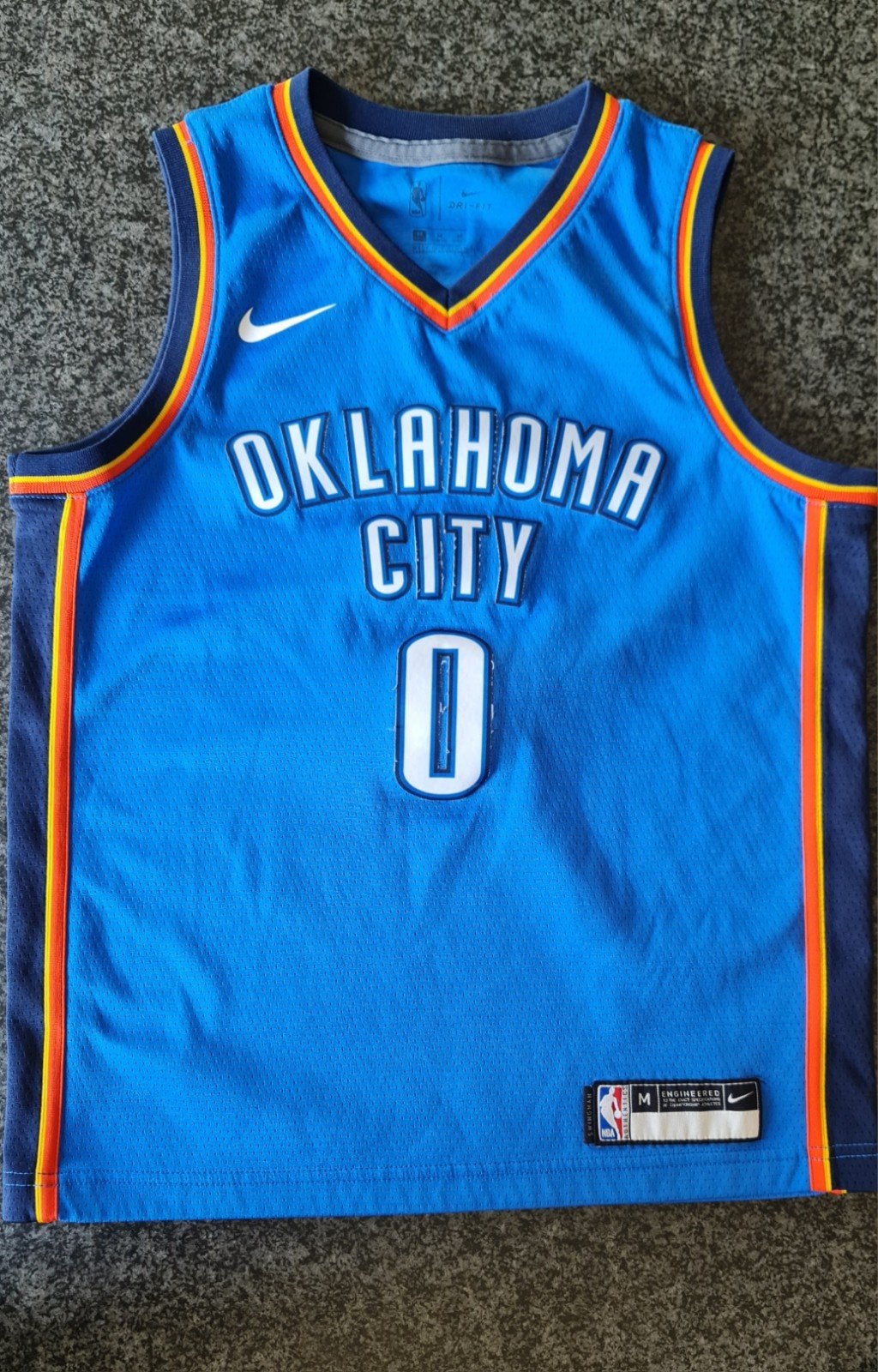 Outfit/tenue basket Westbrook (Oklahoma City) - Nike maat M, Ophalen of Verzenden, Gebruikt, Kleding