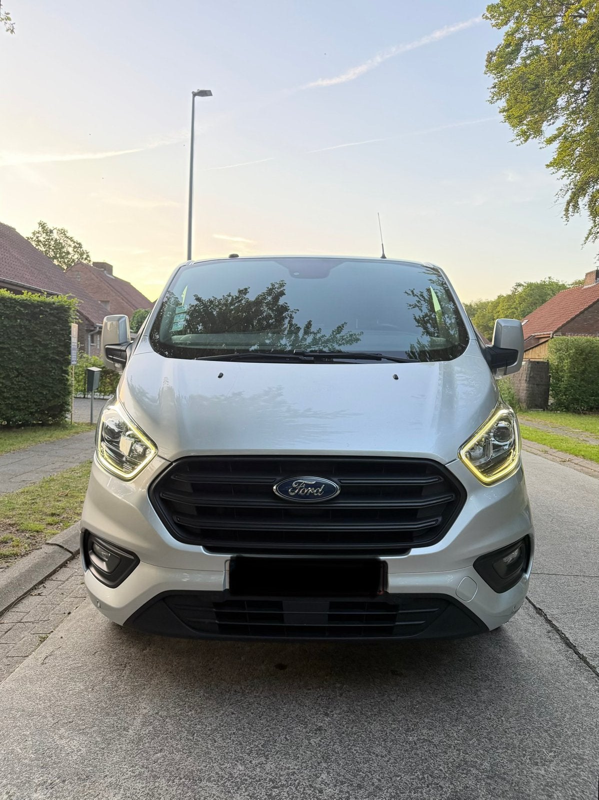 Ford Transit Custom L2 95.000km, Auto's, Bestelwagens en Lichte vracht, 5 deurs, Particulier, Ford, Zilver of Grijs
