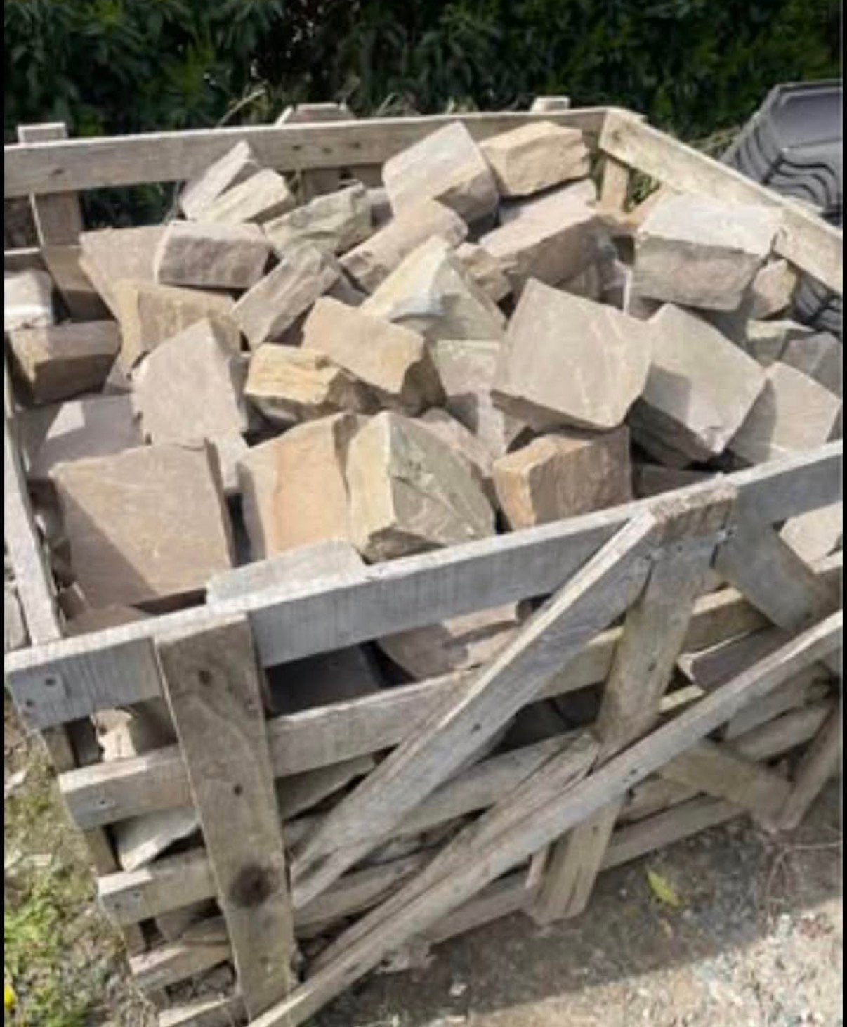 Kandla platines 14x14 cm –  9 m², Jardin & Terrasse, Pavé & Dalles, Enlèvement