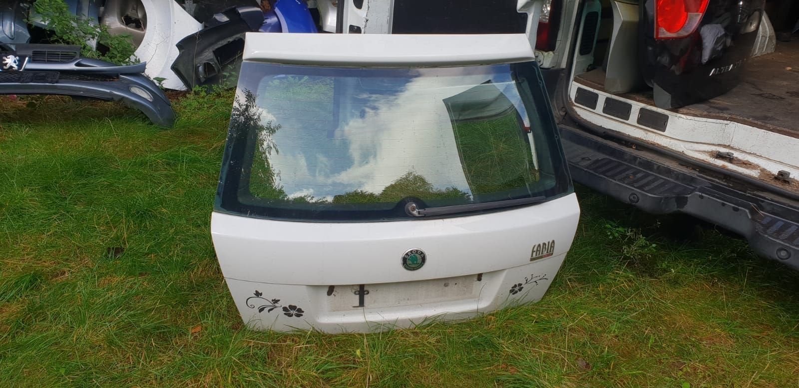 SKODA FABIA HB  ACHTERKLEP BJ 2001 TOT 2006, Gebruikt, -, Ophalen of Verzenden, Achter