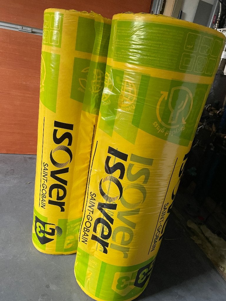 3 rouleaux d'isolant Isover Isoconfort 35, Neuf, Enlèvement, 5 à 10 m², 12 cm ou plus