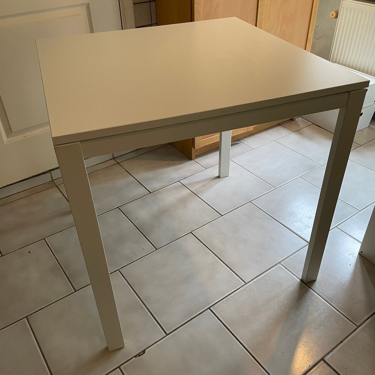 Eet-/Keukentafel 75x75 cm, Ophalen, Gebruikt, 50 tot 100 cm, Vierkant