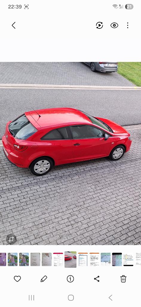 Seat ibiza 1.0, Autos, Seat, Rouge, 75 kW, Achat, Euro 6