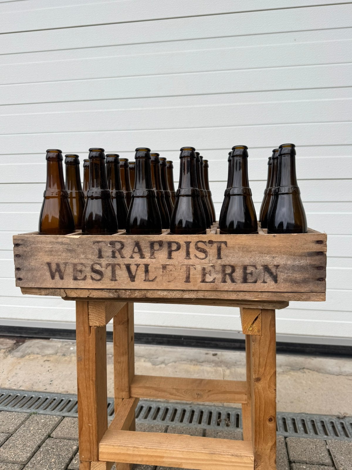 Trappist West-Vleteren krat + lege flesjes, Ophalen, Gebruikt, Flesje(s), Overige merken