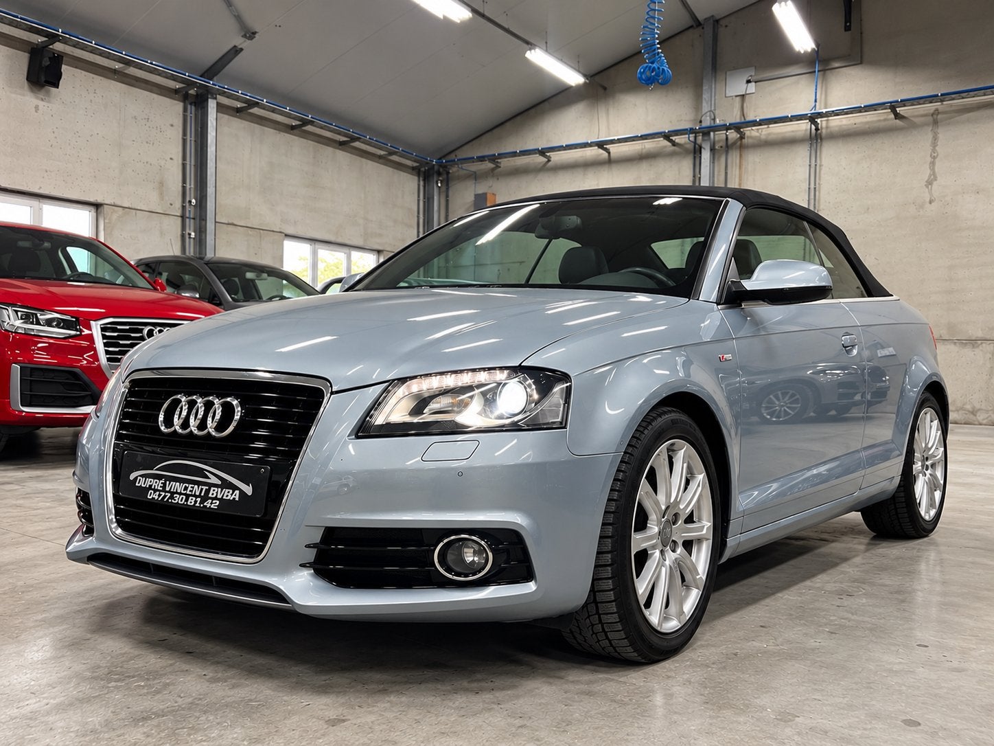 Audi A3 Cabriolet 2.0 TDi*S LINE* 92000km, Euro 5, 4 cilinders, Cabriolet, Grijs